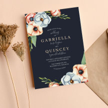 Floral Anemone Greenery Wreath Wedding