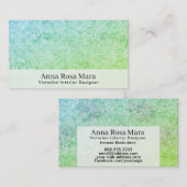 *~* Floral Antiek Victoriaans  Linen Visitekaartje (Voorkant / Achterkant)