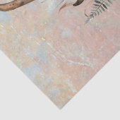 Floral Antler Decoupage Tissue Paper Tissuepapier (Detail)