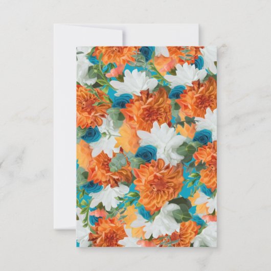 Floral Antlers Bachelorette Aankondiging (Achterkant)