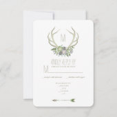FLORAL ANTLERS RSVP 2 (Voorkant)