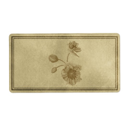 Floral Apothecary Label (Voorkant)