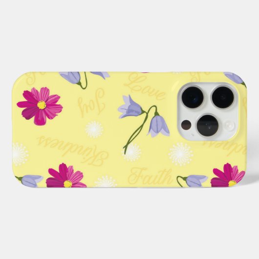 Floral Apple iPhone Case (Achterkant (horizontaal))
