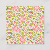 Floral Appreciation Visitekaartje Informatiekaartje (Achterkant)