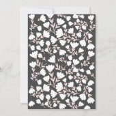 Floral Apron Bridal Kitchen Shower Kaart (Achterkant)