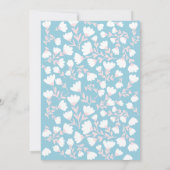 Floral Apron Bridal Kitchen Shower Kaart (Achterkant)