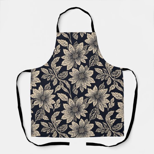 Floral Apron Schort (Voorkant)