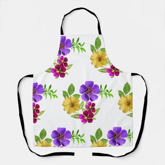 Floral Apron Schort (Voorkant)