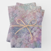 , Floral aquarel inpakpapier blad (In situ)