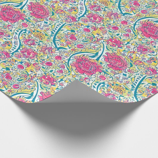Floral Arabic Pattern Cadeaupapier (Hoek)