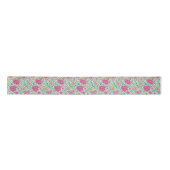 Floral Arabic Pattern Ribbon Satijnen Lint (Voorkant)