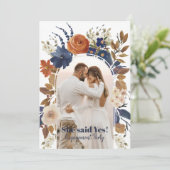 Floral Arch 2 Uitnodiging van de Partij van de Fot (Staand voorkant)