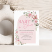Floral Arch Baby in Bloom Baby shower Kaart