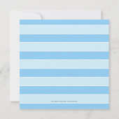 Floral Arch Beach Bridal Shower Kaart (Achterkant)