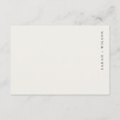 Floral Arch Beach Seascape Wedding QR Code RSVP Informatiekaartje (Achterkant)