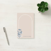 Floral Arch Custom Post-it Notes - Beige (Kantoor)