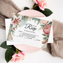 Floral Arch Designer RSVP kaarten Kaartje