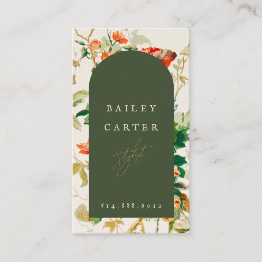  Floral Arch Designer Visitekaartje (Voorkant)