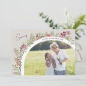 Floral Arch Foto Happy Moederdag Grammy Kaart (Staand voorkant)