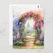 Floral Arch Landscape Briefkaart (Voorkant / Achterkant)