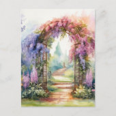 Floral Arch Landscape Briefkaart (Voorkant)