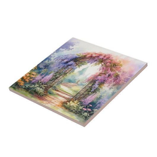 Floral Arch Landscape Tegeltje (Zijkant)