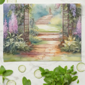 Floral Arch Landscape Theedoek (Gevouwen)