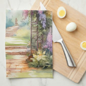 Floral Arch Landscape Theedoek (Quarter Fold)