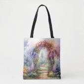 Floral Arch Landscape Tote Bag (Voorkant)
