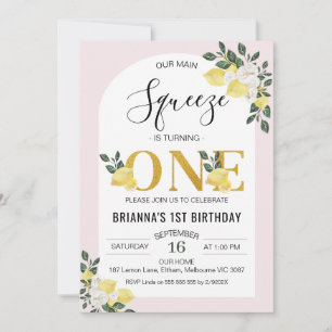 Floral Arch Ons belangrijkste plein 1e verjaardag Kaart