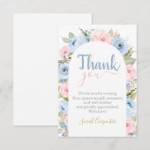 Floral Arch onthullen - Dank u wel voor de briefka Notitiekaartje (Voorkant / Achterkant)