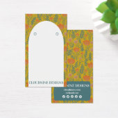 Floral Arch Oorbel Gouden Sieraden Display Kaart (Bureau)