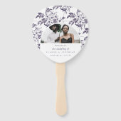  Floral Arch Trouwprogramma Handwaaier (Voorkant)