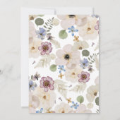 Floral Arch Wedding Uitnodiging (Achterkant)