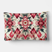 Floral argyle Valentijnsdag Etui (Achterkant)
