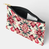 Floral argyle Valentijnsdag Etui (Open)