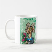Floral Aries met stropdas van Monocle en Bow Koffiemok (Links)