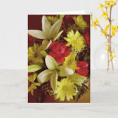 Floral Arrangement 313a Kaart (Gele Bloem)