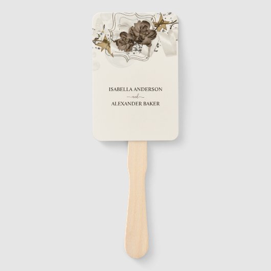 Floral Arrangement Handwaaier (Voorkant)