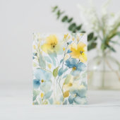 Floral Art Briefkaart (Staand voorkant)