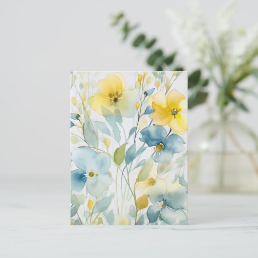 Floral Art Briefkaart (Staand voorkant)