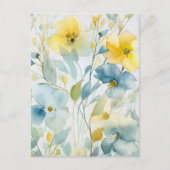 Floral Art Briefkaart (Voorkant)