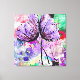 Floral Art Canvas Afdruk