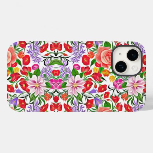 Floral Art Case-Mate iPhone Case (Achterkant (horizontaal))