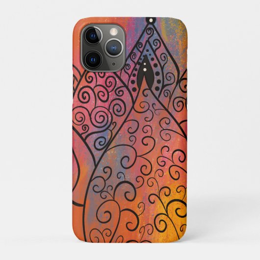 Floral Art Case-Mate iPhone Case (Achterkant)