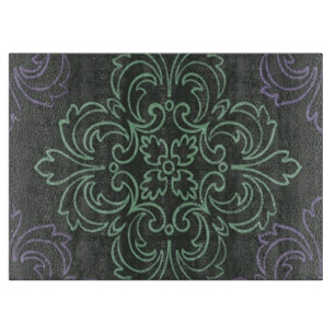 Floral Art Cutting Board Snijplank