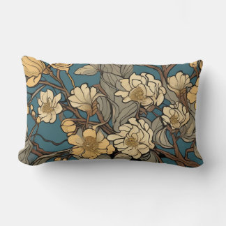 Floral Art Deco Art Nouveau Stijl Ontwerp Kussen