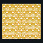 Floral Art Deco: Moderne damast Poster<br><div class="desc">Modern bloemenart deco naadloos patroon.  damast illustratie met bladeren. Decoratieve botanische achtergrond. Botanische  Damast met bladeren. Ideaal voor decoratieve achtergronden. Art Deco Botanische Elegantie:  bladeren in harmonie. achtergrond,  abstract,  illustratie,  bloem,  textuur,  decor,  mode,  ,  blad,  bloemig,  retro,  lijn,  naadloos,  golf,  luxe,  schattig,  ornament,  modern</div>