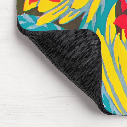 Floral Art Deco Mousepad #2 Muismat (Hoek)