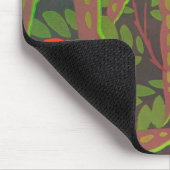 Floral Art Deco Mousepad Muismat (Hoek)